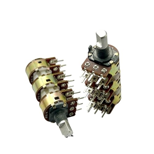 Potentiomètre rotatif RK163G6 à six maillons pour un contrôle audio haute fidélité précis