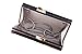 Cute Acrylic Clutch Purses Rainbow Handbags Stripe Box Clutch for Women Banquet Prom Wedding