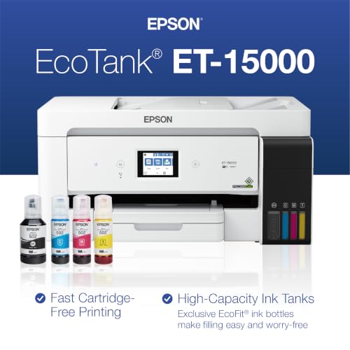 Epson EcoTank ET-15000 Wireless Color All-in-One Supertank