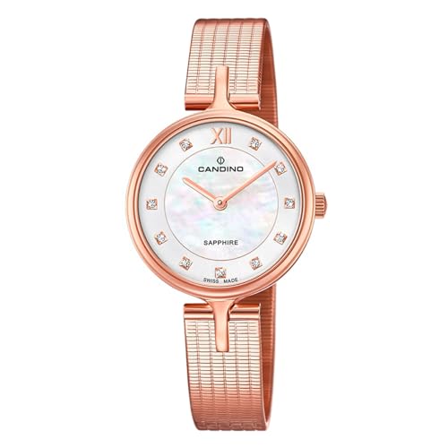 Candino Damenuhr Edelstahl roségold Elegance Armbanduhr UC4645/2 Analoguhr