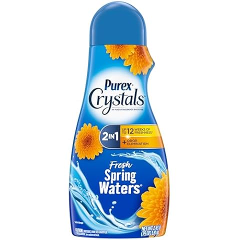 Purex Crystals In-Wash Fragrance and Scent Booster, Fresh Spring Waters, 39 Ounce Cover