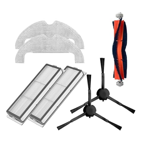ZVVOEDMR 1 Juego De Accesorios For Mopa, Filtro Y Cepillo Lateral Principal, Compatible con Xiaomi Vacuum 2 Ultra STYTJ05ZHMHW Robot Aspirador