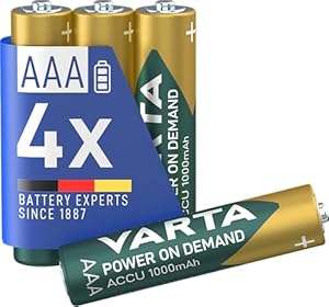 Varta AAA Akku 1000mAh 4er-Set