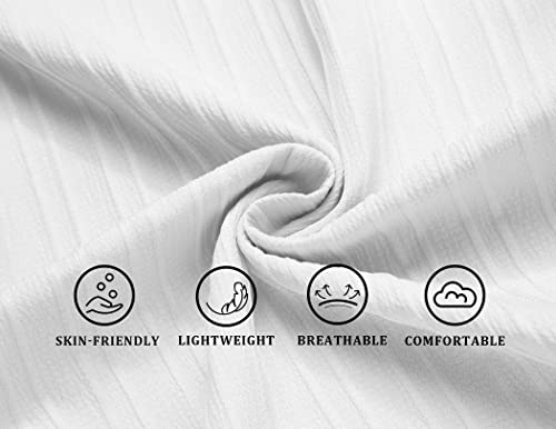 Coofandy Mens Casual Shirts Short Sleeve Camp Collar Shirt Summer Beach Shirt White Button Down Shirt Men Hawaiian Shirt For Men - Xl #TOP3