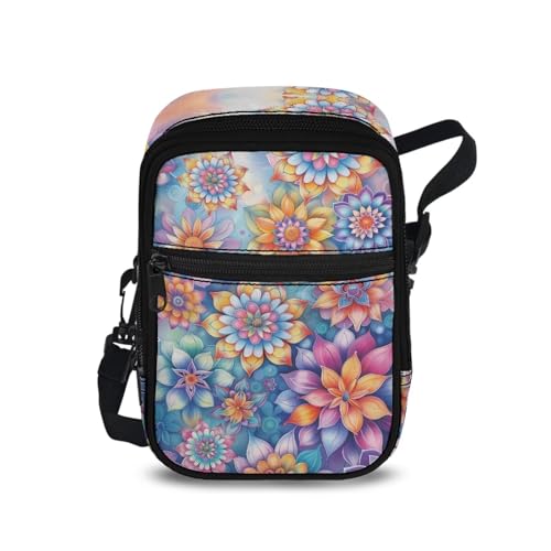 Crossbody Bag for Women Classic Men Sling Bag Trendy Shoulder Bag with Zipper Portable Casual Handbag for Business