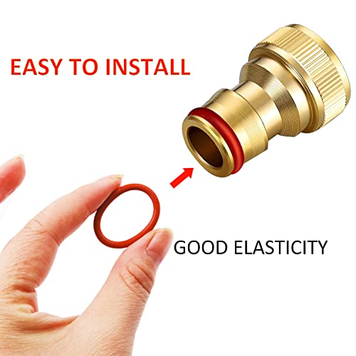 YIXISI 420 PCS 24 Sizes Red O-Rings Assortment Kit, Silicone Metric O-Rings, for Tap Plumbing Washer Seal & Auto Quick Repair