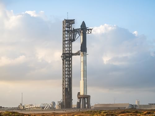 Cosmic Perspective SpaceX Starship At Sunset: Original Photography Poster