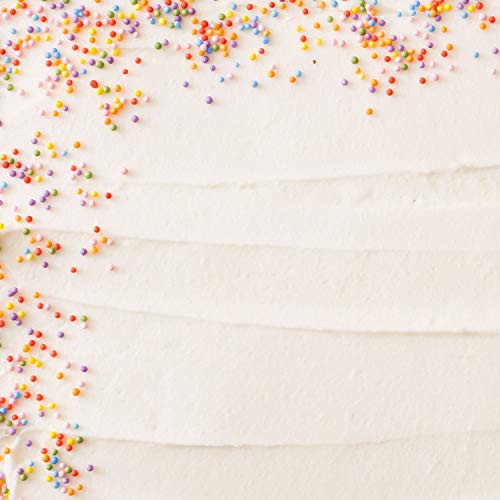 Miss Jones Baking 90% Organic Birthday Buttercream Frosting, Perfect for Icing and Decorating, Vegan-Friendly: Confetti Pop (Pack of 6)