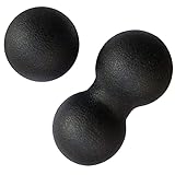 🧘‍♀️2. Selektivität: Leichte materialien und kompakte größe machen Yoga-massagebälle überall verfügbar, faszien-ball hüfte und entspannende Klebstoff-Trainingsgeräte. Massage-tools jederzeit, überall, im büro, im fitnessstudio und auf reisen. Doppelkugel 8 x 16cm, einzelkugeldurchmesser 8cm