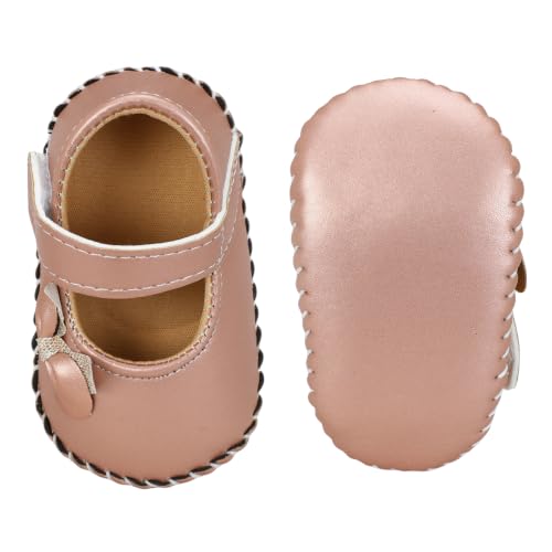 Image of PureSole Baby Girl Ballerina Shoes 6-12 Months | Elegant Party Booties