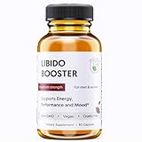 Energy Pills Organic Maca Root - Testosterone Booster with Korean Red Ginseng & L-Theanine - Libido Enhancement for Men & Women - Gluten-Free Vegan Non-GMO Supplement Capsules