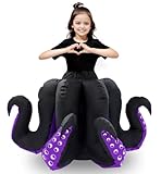 GAKSK Inflatable Costumes for Kids Octopus Halloween Blow Up Octopus Costume Animal Girls Cartoon Cosplay Party
