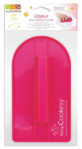 Scrapcooking 5112 Lisseur pour Pâte à Sucre, Plastique, Multicolore, 22 x 13,5 x 3 cm