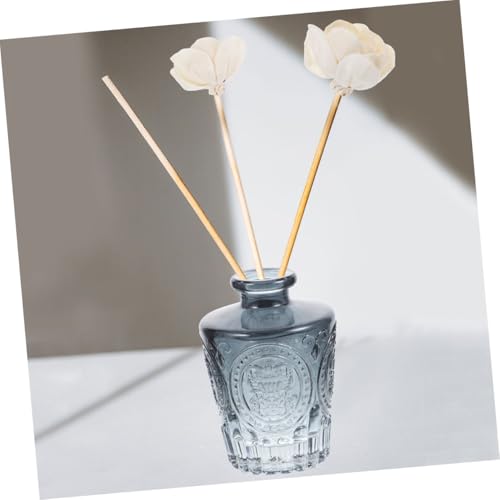 Flacons diffuseurs en verre bleu lot de 4 pour diffusion de parfum maison - 7