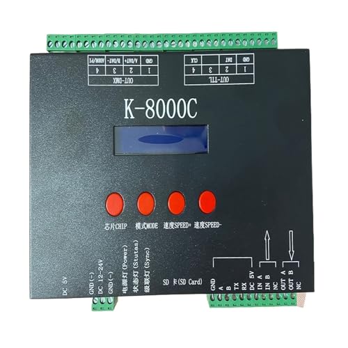 Contrôleur K-8000C LED Pixel SPI DC5V-24V programmable avec carte SD - 2