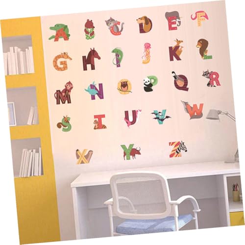 Vinilo decorativo de animales y letras en PVC miniatura 4