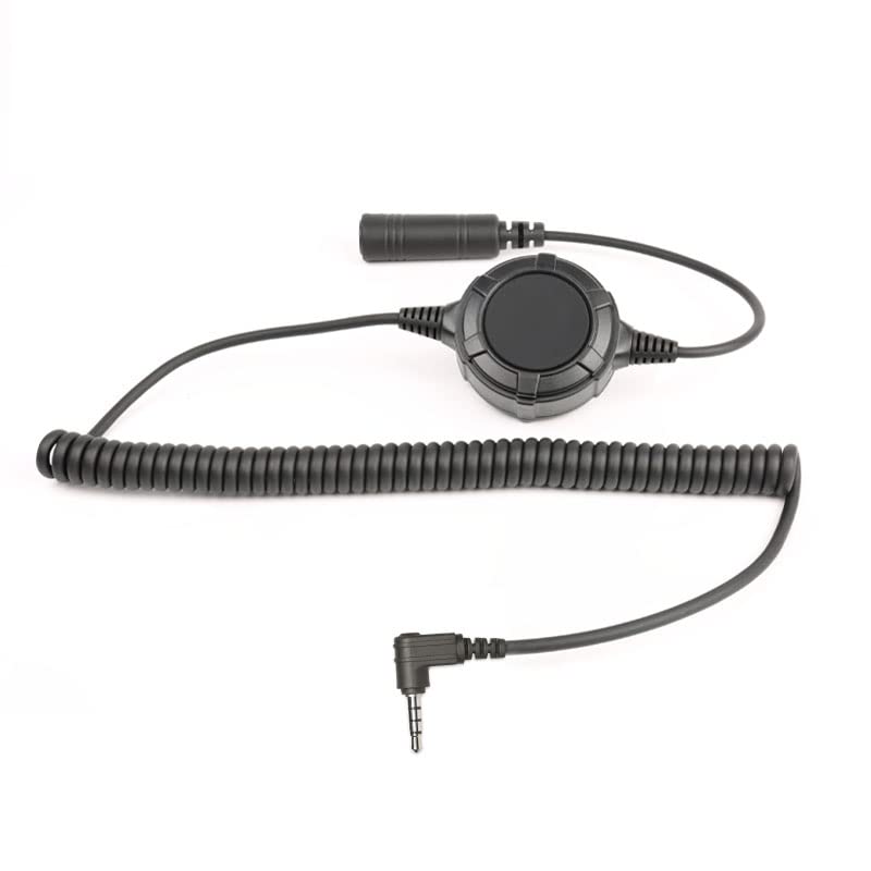 Valhalla PTT Compatible with Peltor Comtac & MSA Sordin, for Yaesu Right Angle