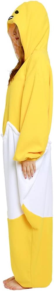 SAZAC Gudetama Sanrio Kigurumi - Onesie Jumpsuit Halloween Costume