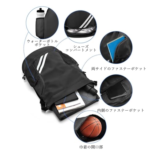 CALLCASE ボールバッグ ナップサック ブラック