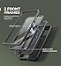 Dexnor for Samsung Galaxy S25 Plus Case with Built-in Slide Camera Cover & Screen Protector & Kickstand,Heavy-Duty Shockproof Rugged Case Full-Body Bumper Cover for Galaxy S25 Plus(2025),Black
