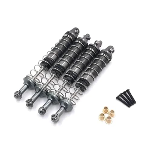 Amortisseur hydraulique MN-999 en métal gris pour éliminer les rebonds de votre RC 1/10