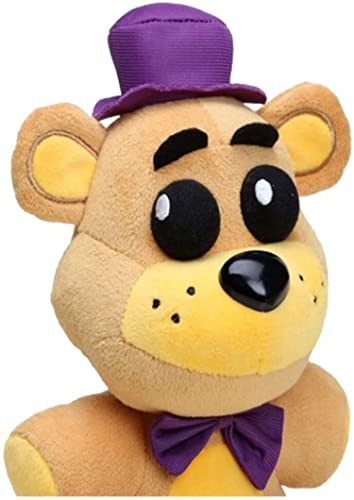 Dogiaco Golden Freddy Purple Hat 7'(In Stock Us) Five Nights Freddy's Golden Freedy/Fazbear Collectible Figure/F-N-A-F Nightmare/Freddy Plush Toys #TOP2