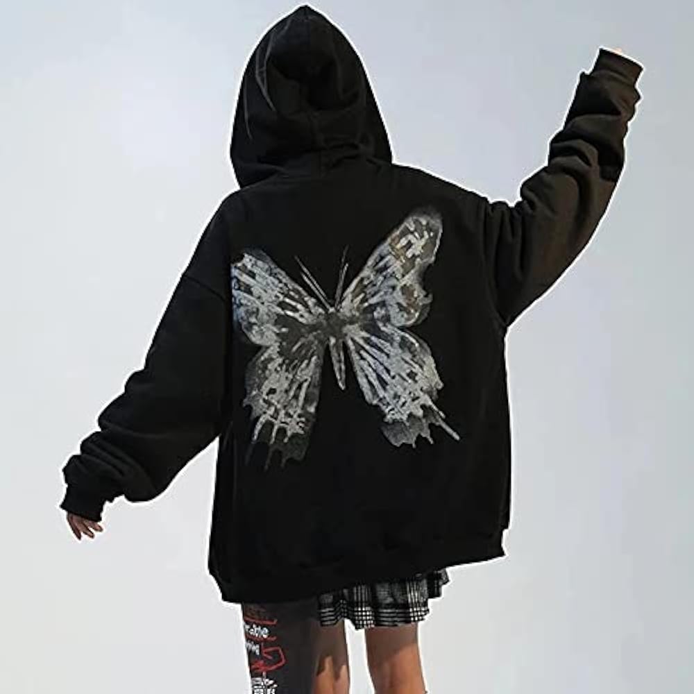【X-girl】BUTTERFLY ZIP UP HOODIE X-girl｜BUTTERFLY ZIP UP HOODIE X-girl | Rakuten Fashion(楽天