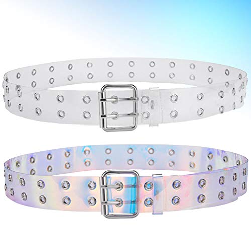 KESYOO 2 Pcs Cinto de Calça Jeans de Couro Retro Cintura Cinto Jeans Cinto de Ar Buraco Cinto para C