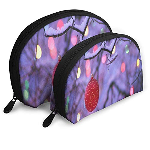 Preisvergleich Produktbild Kulturbeutel, Reißverschluss, für Reisen, Make-up, Clutch, Weihnachten, Nacht, kleine Laterne, tragbare Tasche, Clutch Beutel