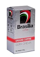 Brasilia Coffee Brasilia Ground Coffee 250g Supa Crema, 250 g