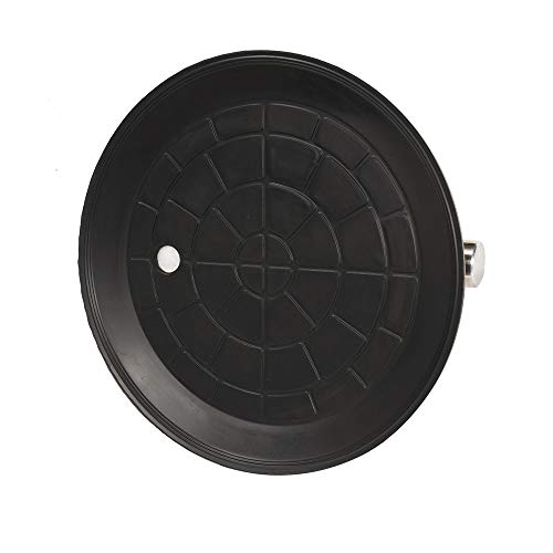 Zuos 9" Vacuum Concave Suction Cup For Granite & Glass Lifting, Glass Suction Cup Vacuum Glass Lifter With Metal Handle And Brass Pump,240Lbs Load Capacity #TOP4