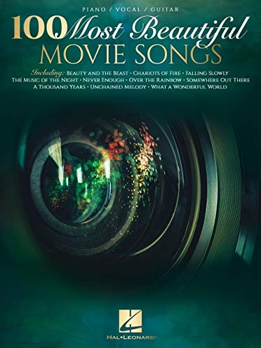 100 Most Beautiful Movie Songs | Piano/Vocal/Guitar Songbook | | Sheet Music for Iconic Film Themes | Easy Arrangements for All Skill Levels | Popular Movie Music