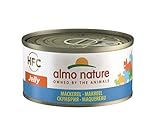 Almo Nature HFC Jelly de Wet pour chat avec maquereau (lot de 24 x 70 g Boîtes) (lot de 24 x 70 g Boîtes)
