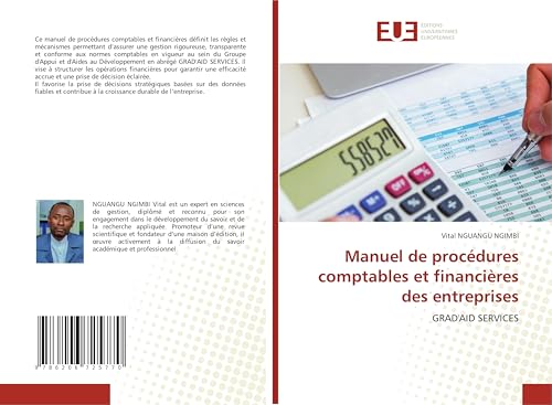 livre Manuel de procédures comptables et financières des entreprises: GRAD'AID SERVICES