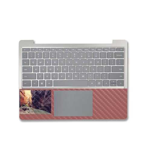 Image of MightySkins Carbon Fiber Skin Compatible with Microsoft Surface Laptop Go 3 (2023) Full Wrap Kit - The Narrows | Protective, Durable Textured Carbon Fiber Finish | Made in The USA