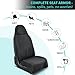 Movetility 2 Pack Car Seat Towel,Waterproof Car Seat Towel Cover After Gym,Non-Slip Sweat Towel Seat Covers for Cars(Black,2-Pcs)
