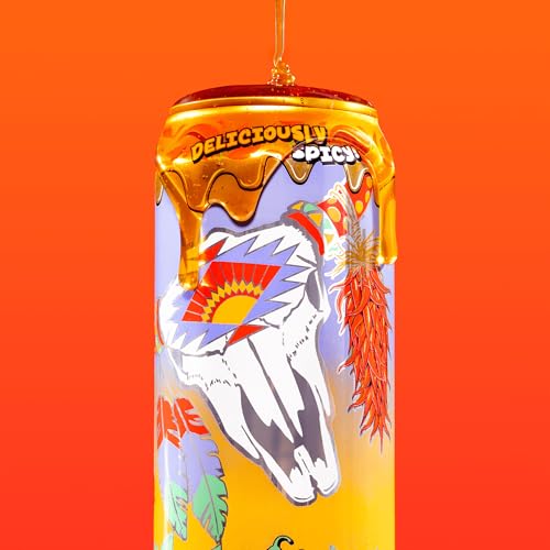 Image of AriZona Spicy Mucho Mango x Mikes Hot Honey - 22 Fl Oz (12 Pack)