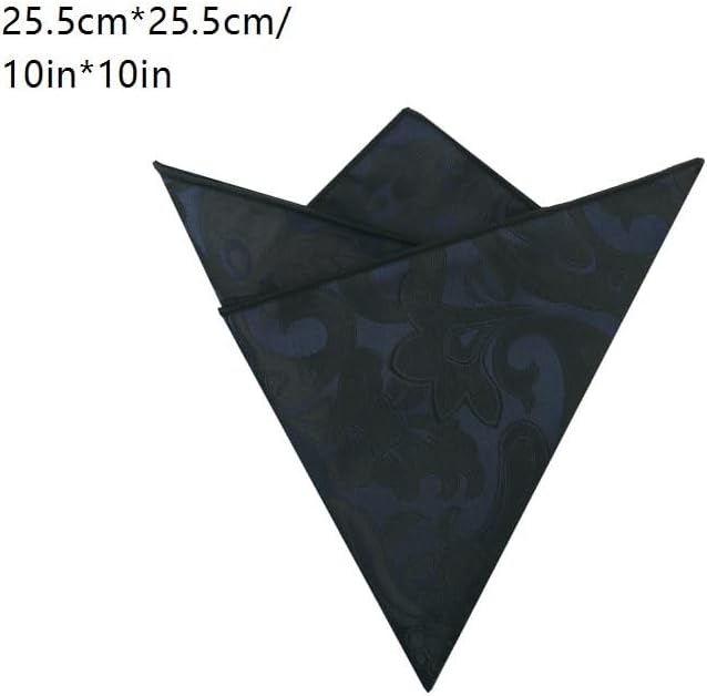 Men's Suit Pocket Square Shirt Handkerchief, Business Formal Small Floral Pattern Vintage