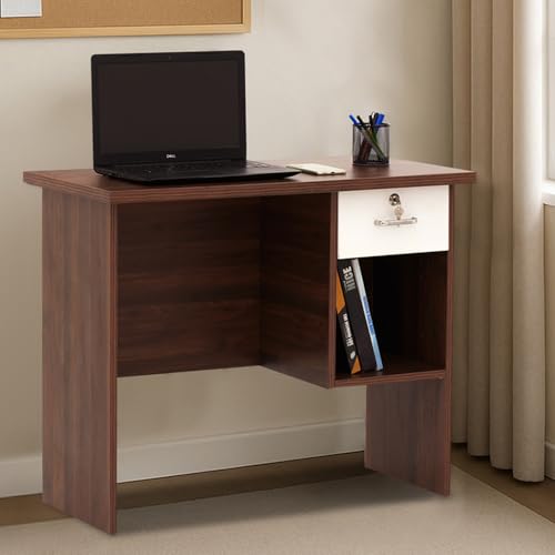 Royaloak Neutron Computer Table | Engineered Wood | Melamine Fini...