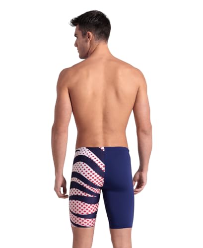 Short de bain Arena séchage rapide à rayures graphiques