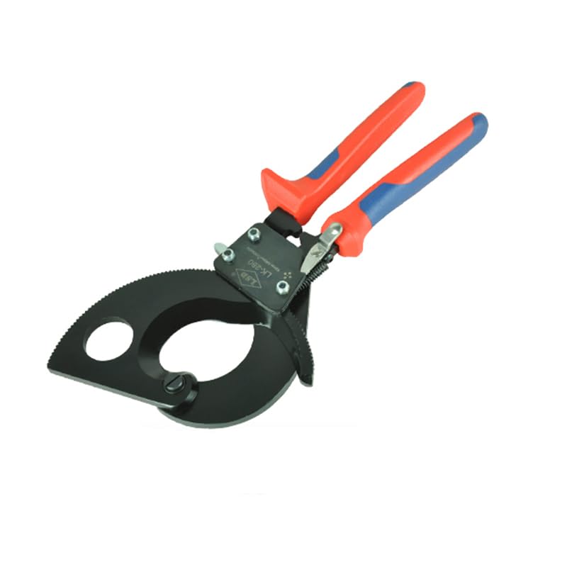 Przecinak do kabli z grzechotką do cięcia kabli i drutu, maks. 380 mm², szczypce do cięcia kabli