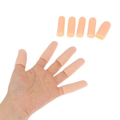 Kit 5 Protetores Silicone Para Dedos Das Mãos (5)