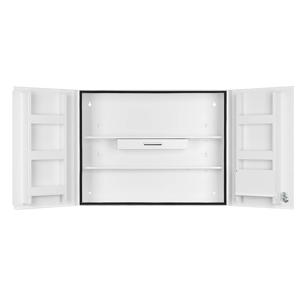 Verbandschrank London Söhngen, gefüllt DIN 13169, 2-türig, 60,4 x 17 x 46,2 cm, Art.-Nr. 70831 | Erste Hilfe Schrank | Verbandsschrank | Sanitätswandschrank