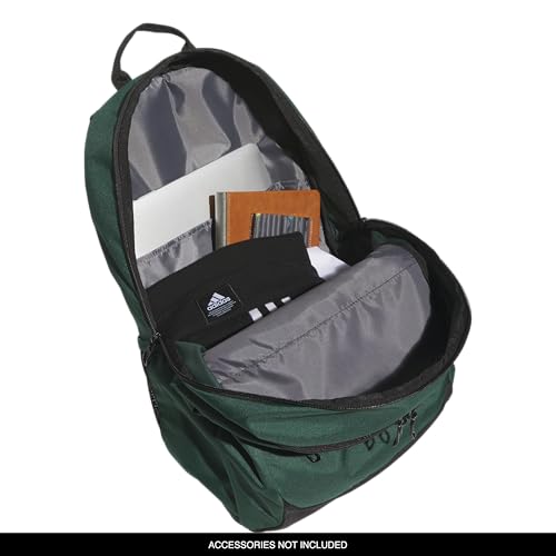 Image of adidas Striker 3 Team Sports Backpack - Daypack for Sports Gym Travel, 36L, Dark Green, OSFA