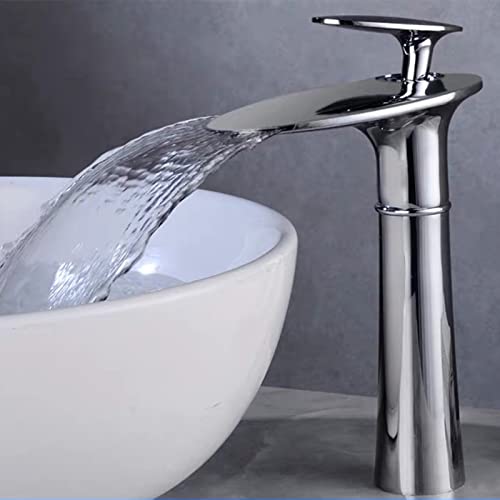 Mitigeur chaud froid cascade pour robinets d'évier de salle de bain en laiton