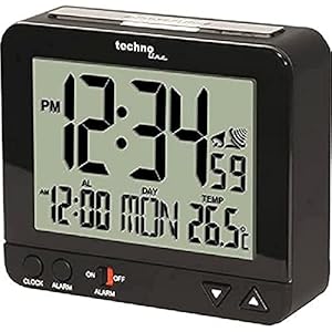 Technoline WT 195 Funkwecker Schwarz