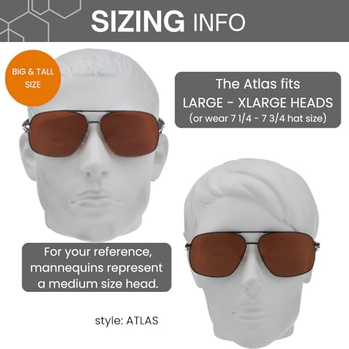 Image of proSPORT Blue Light Blocking Sunglasses - HD Copper Amber Metal Aviator Reduce Eye Strain Better Sleep