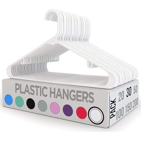 Utopia Home Plastic Hangers - 30 Pack Cover