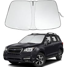 2026 Upgrade Front Windshield Sunshade fit for Subaru Forester Crossover, Base, Premium, Sport, Limited 2015-2018 Foldable Car Shade Automotive Windshield Sunshades |Keeps Your Vehicle Cool|