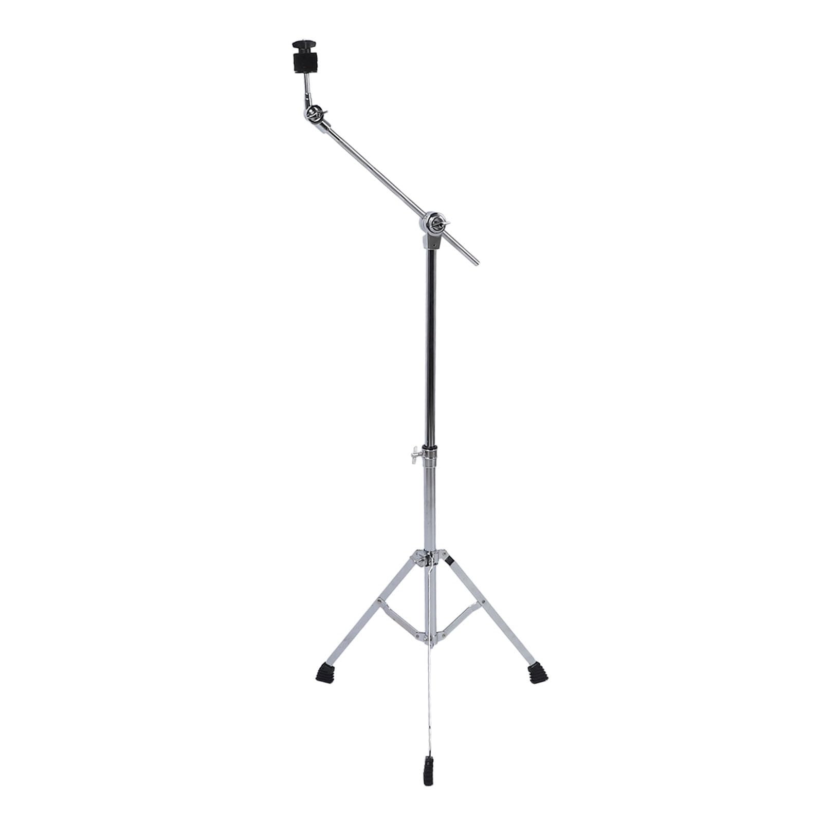 Aramox Soporte para Platillos de Batería Soporte para Platillos con Pluma de Hierro Altura Ajustable de 23,2 a 47,2 Pulgadas Base de Trípode Plegable Estable para Músicos de Ensayo de Escenario de